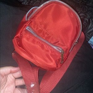 Mini Backpack deep red